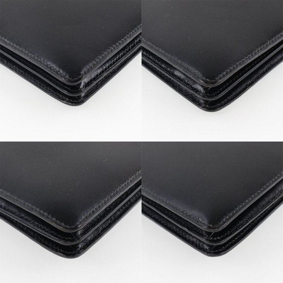 HERMES Vasco Handbag black Box calfskin Women - Picture 5 of 9